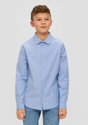 s.Oliver Regular fit Button up shirt in Blue: front