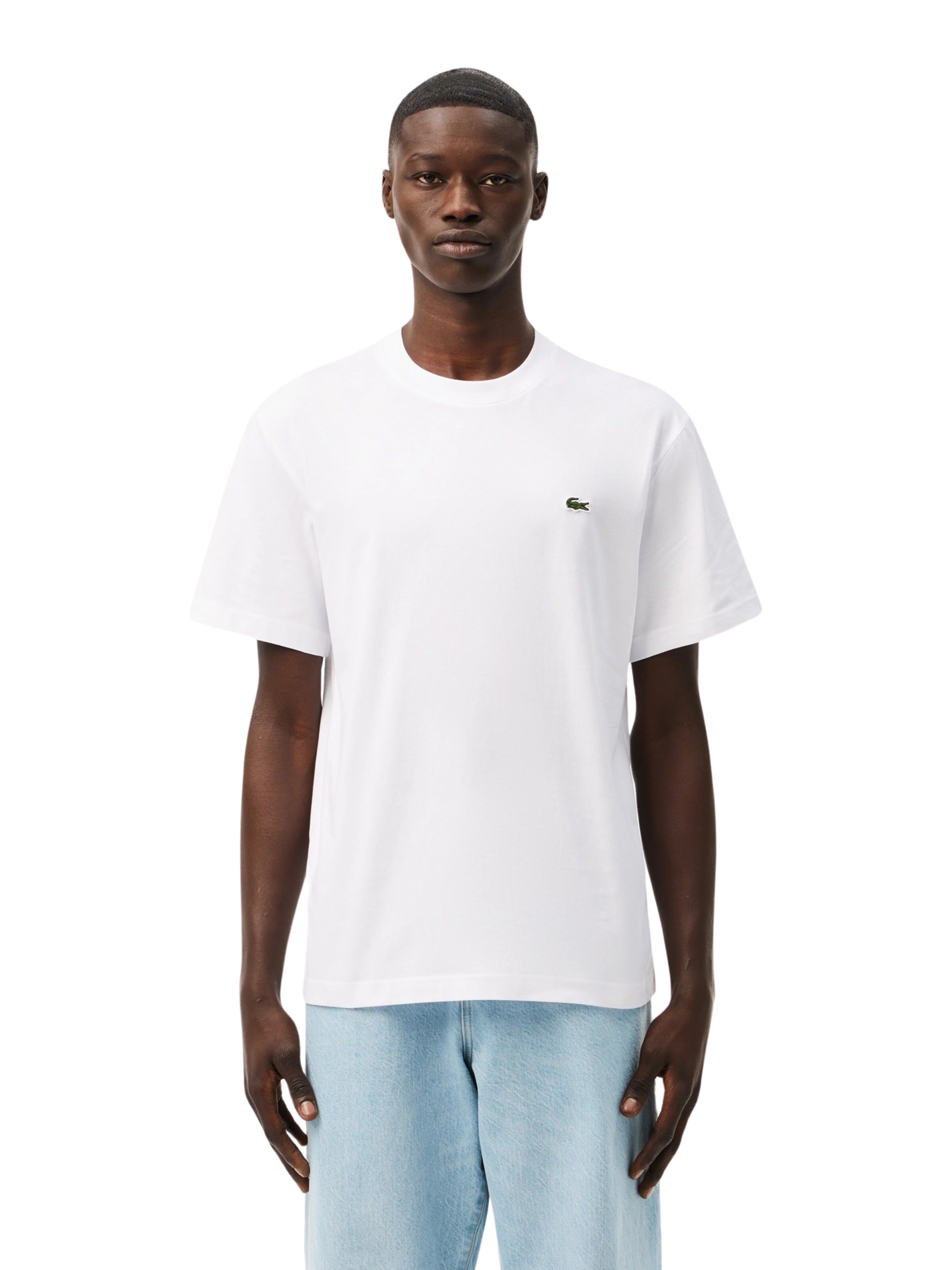 LACOSTE Shirt in White: front