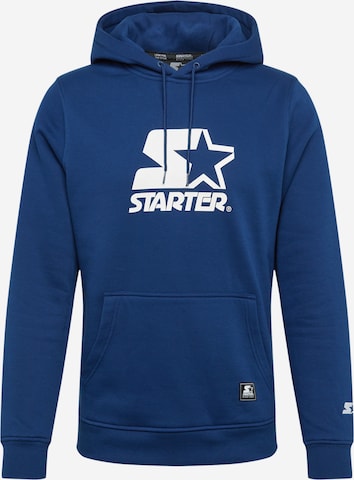 Sweat-shirt Starter Black Label en bleu : devant