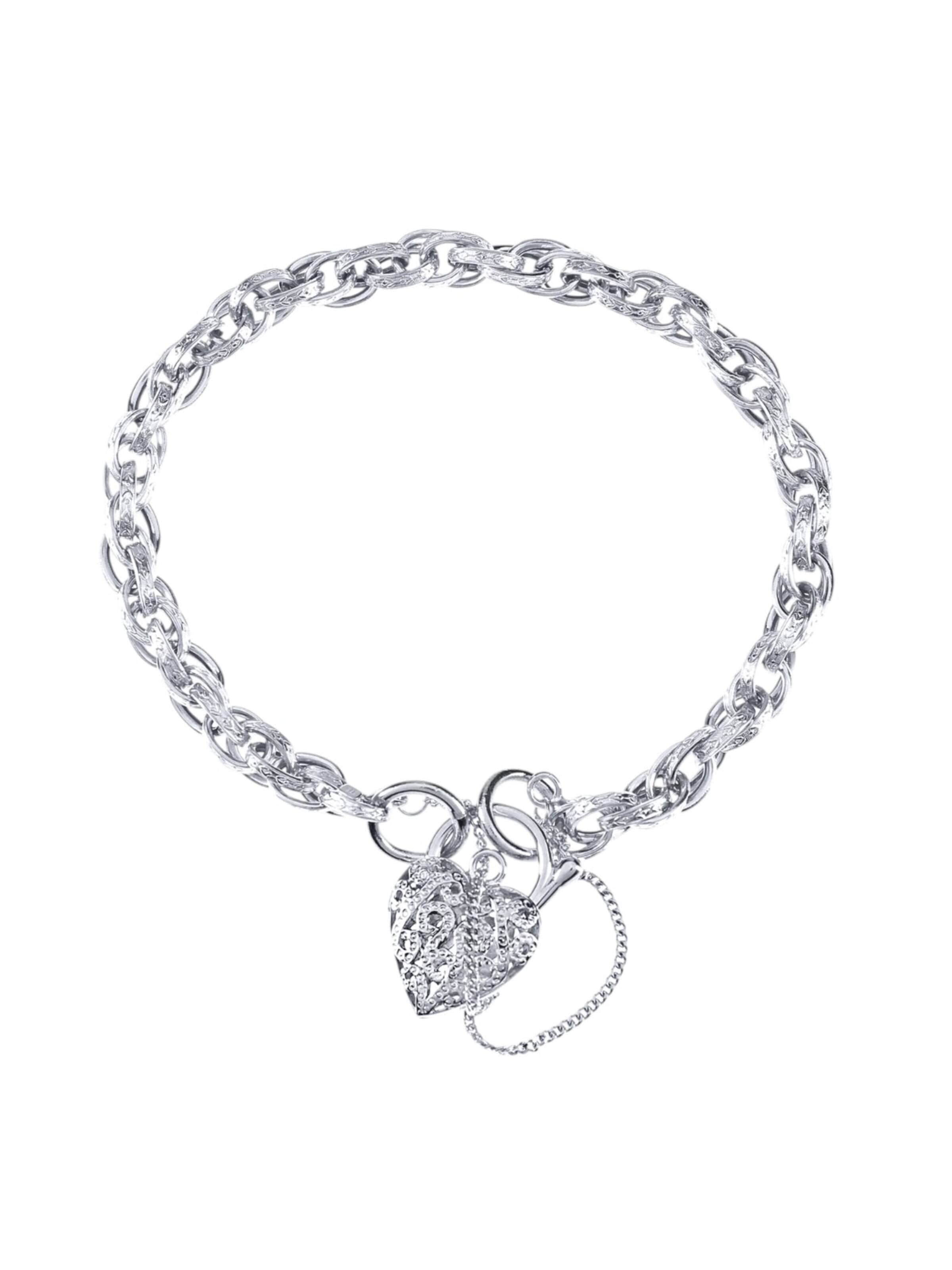 DIAMANT LETERNEL Armbånd i sølv: forside