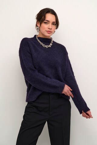 Kaffe Pullover in Blau: Vorderseite