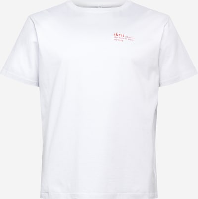 Mister Tee Plus Size Särk 'That Noise' helepunane / valge, Tootevaade