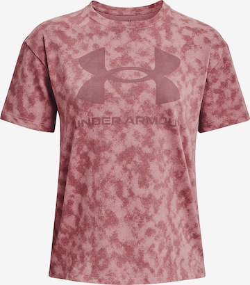 T-shirt fonctionnel UNDER ARMOUR en rose : devant