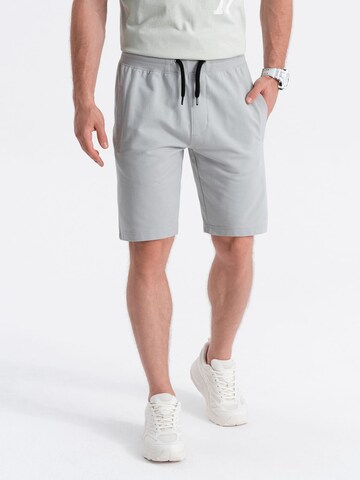 Ombre Regular Broek 'W291' in Grijs: voorkant