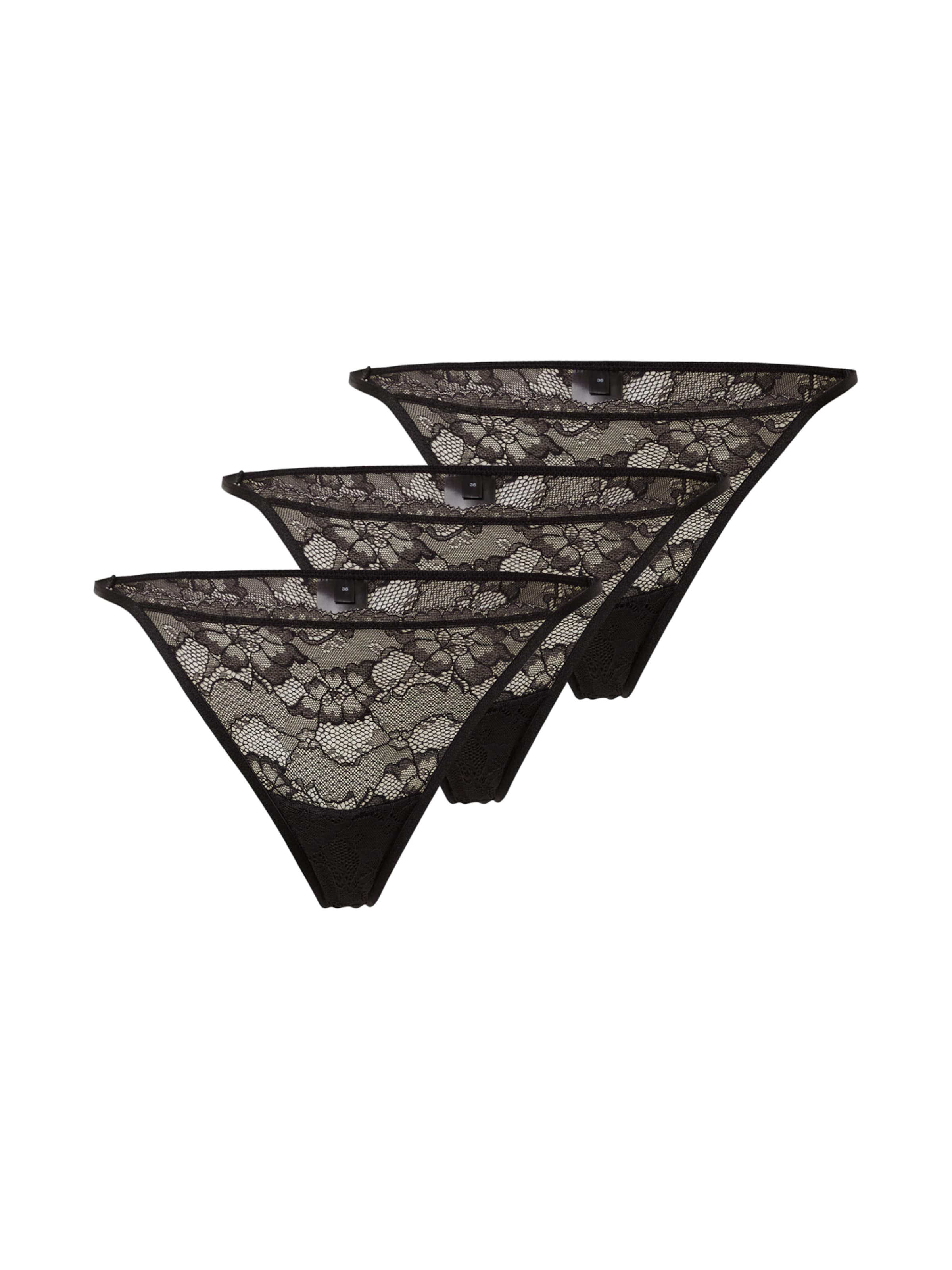 String &#x27;Charlize&#x27; di ABOUT YOU in nero: frontale