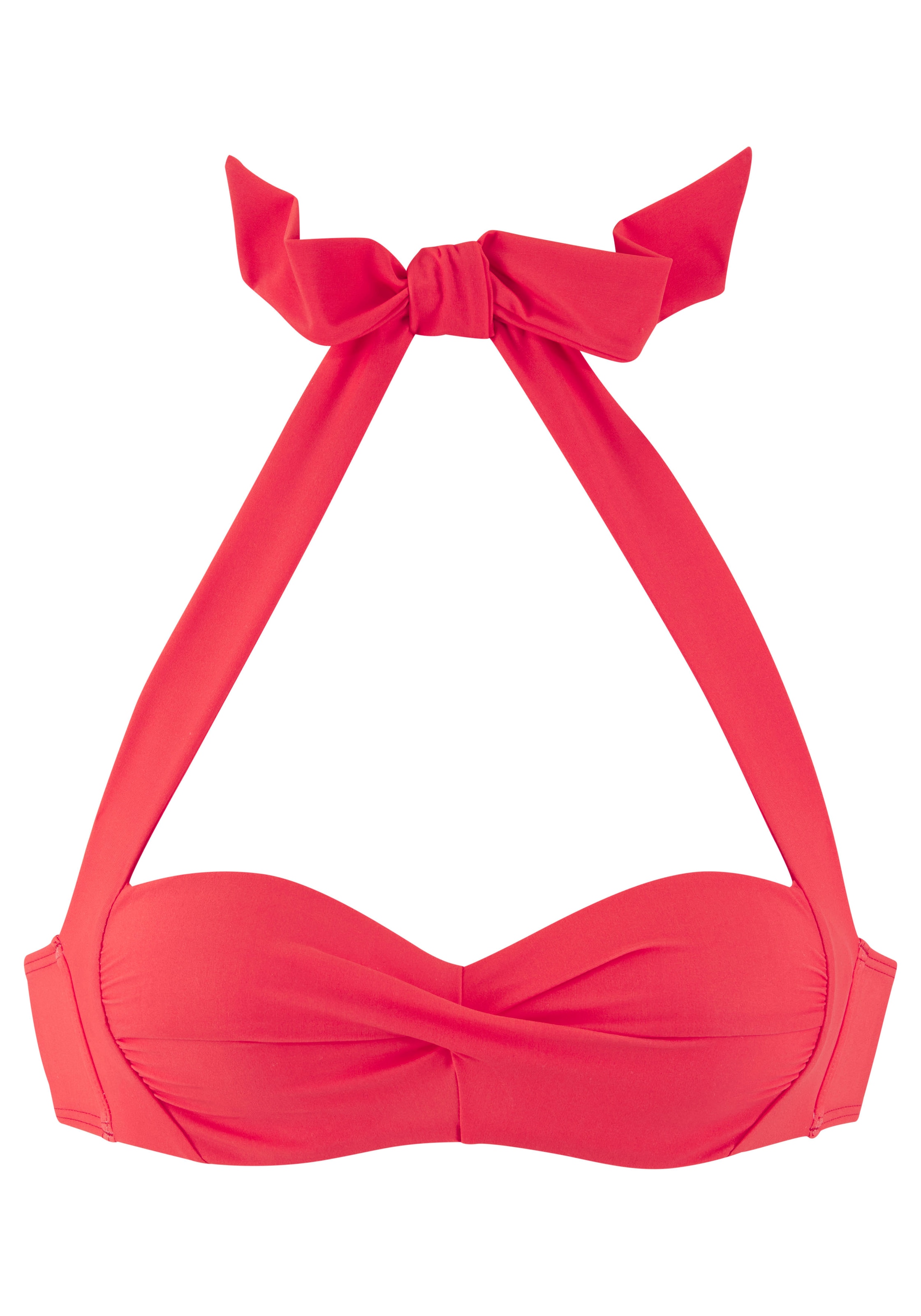 LASCANA Balconette Bikiniöverdel i röd: framsida