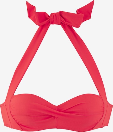 Top per bikini di LASCANA in rosso: frontale
