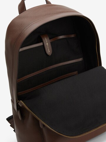 Tommy hilfiger backpack brown leather Clearance
