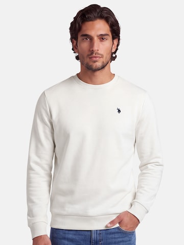 U.S. POLO ASSN. Sweatshirt in White: front