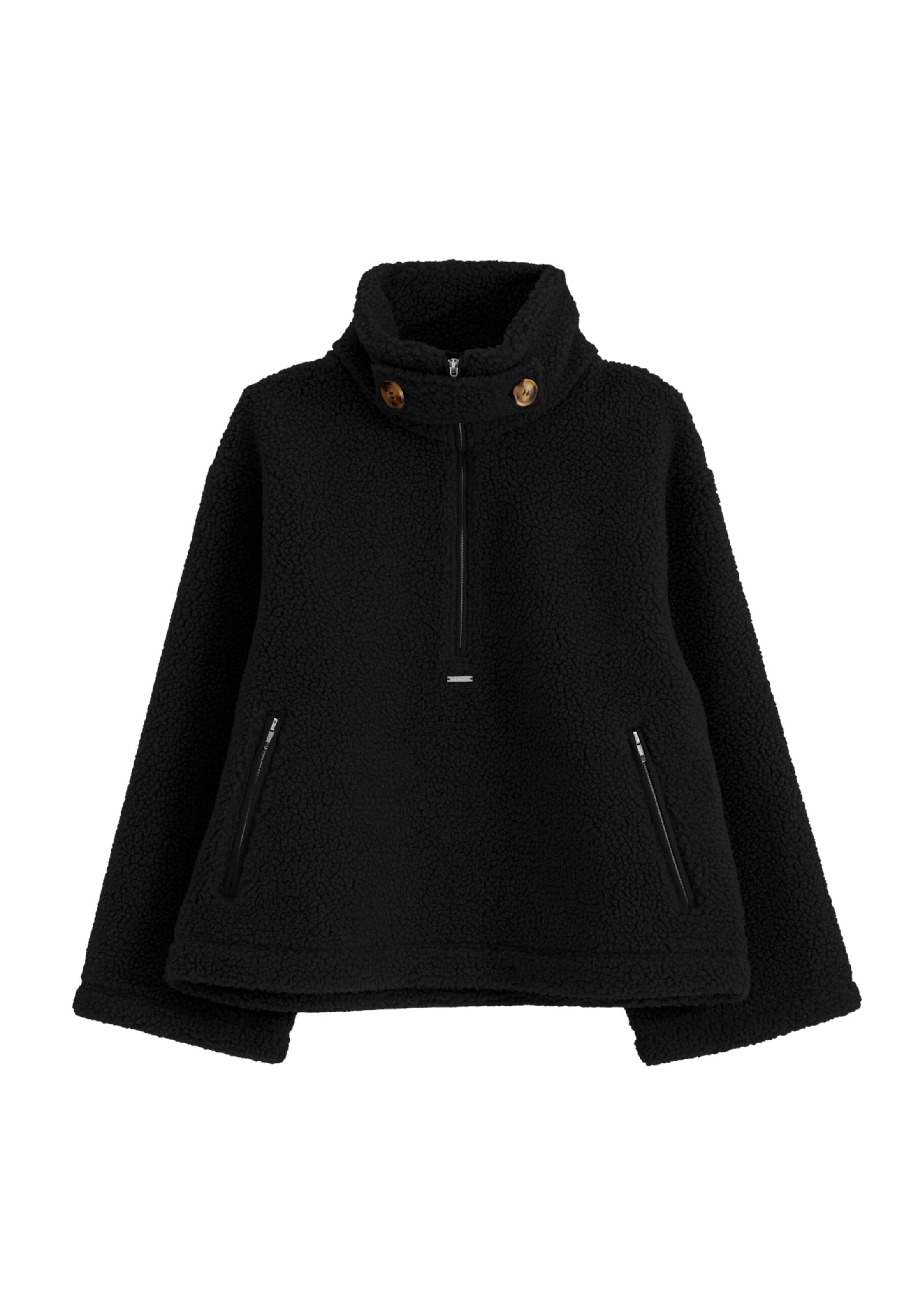 Aim'n Přechodná bunda 'Pile' – černá: přední strana