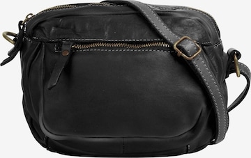 Sac à bandoulière Cluty en noir : devant