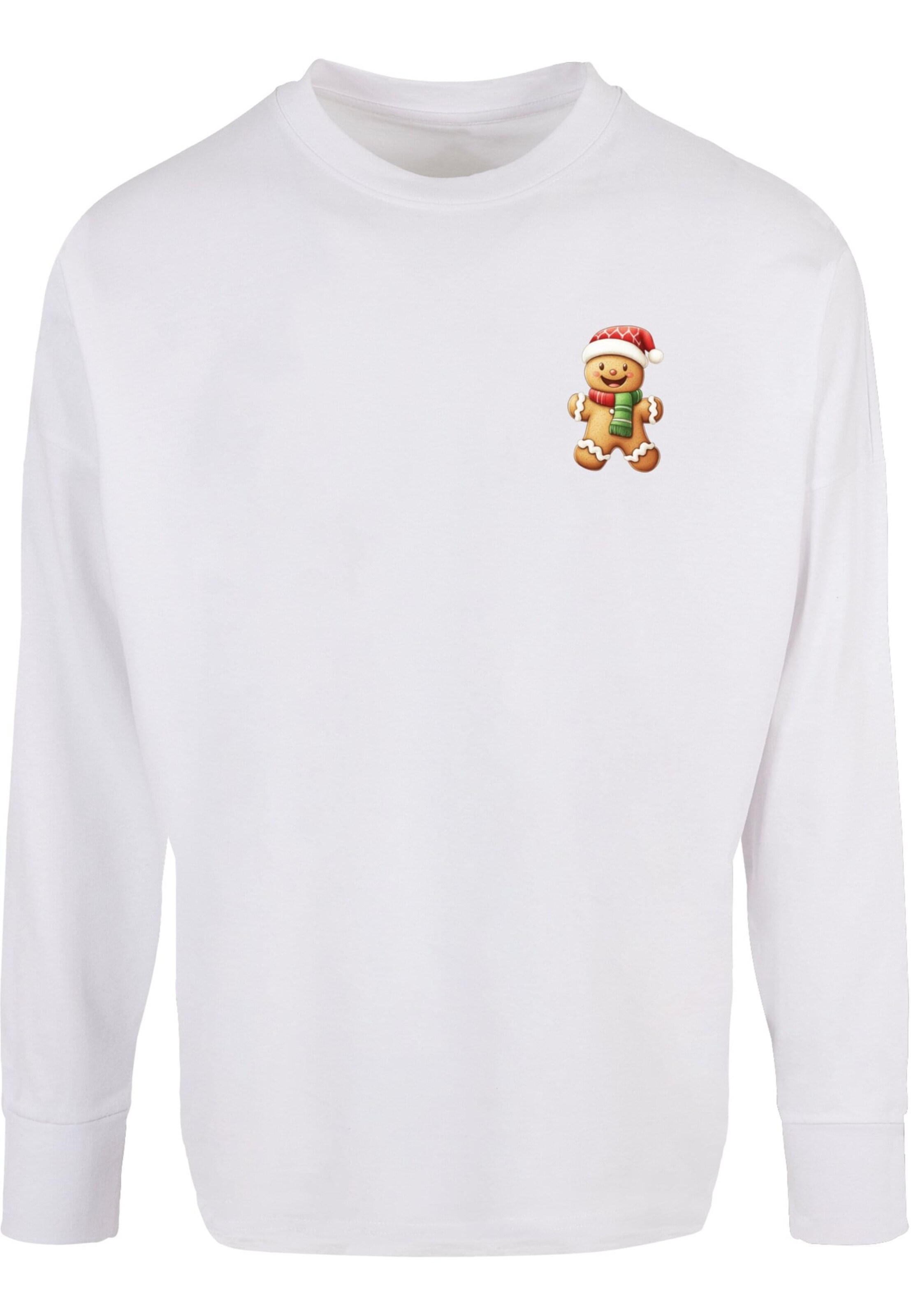 T-Shirt 'Christmas Ginger' Merchcode en blanc : devant