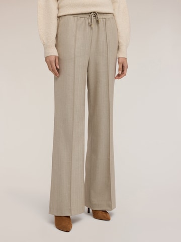 MOTIVI Wide leg Broek in Beige