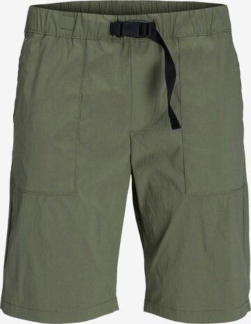 Pantaloni 'Juno' de la JACK & JONES pe verde: față