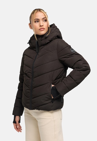 MARIKOO Winterjacke 'Samuiaa XVI' in Braun