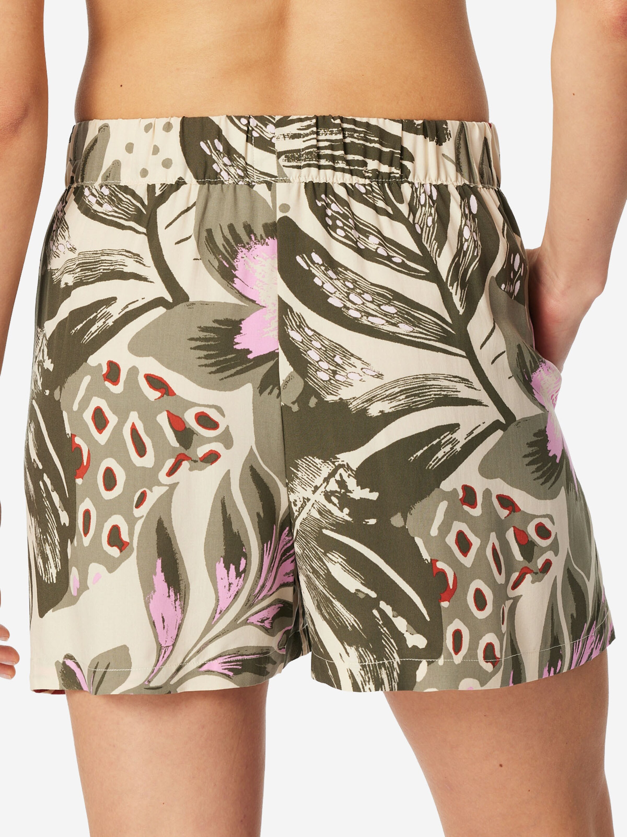 Pantalon de pyjama ' Mix & Relax ' SCHIESSER en beige