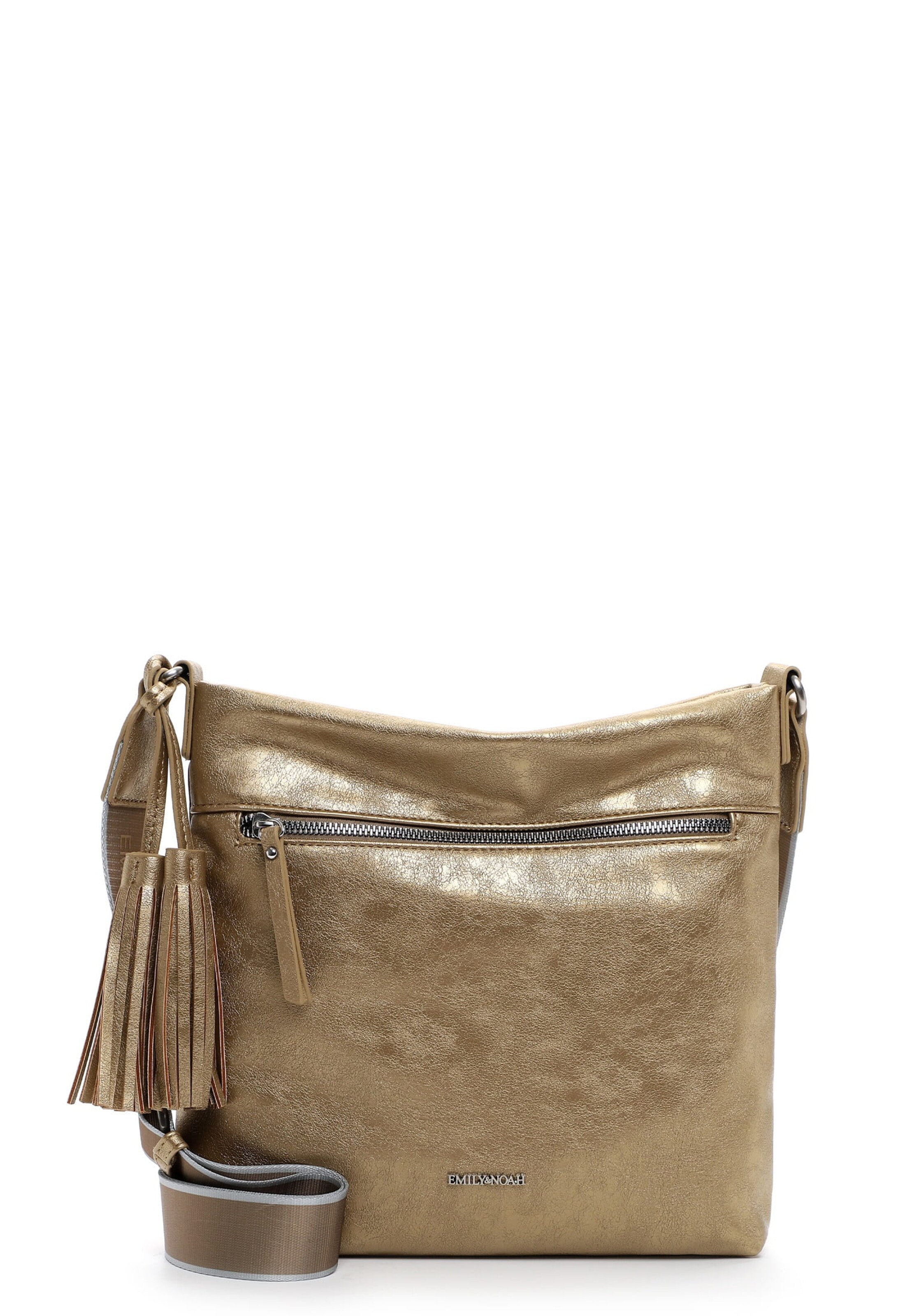 Emily & Noah Crossbody Bag ' E&N Belli ' in Gold: front