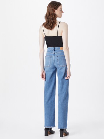 TOMORROW Wide Leg Jeans 'Brown' in Blau