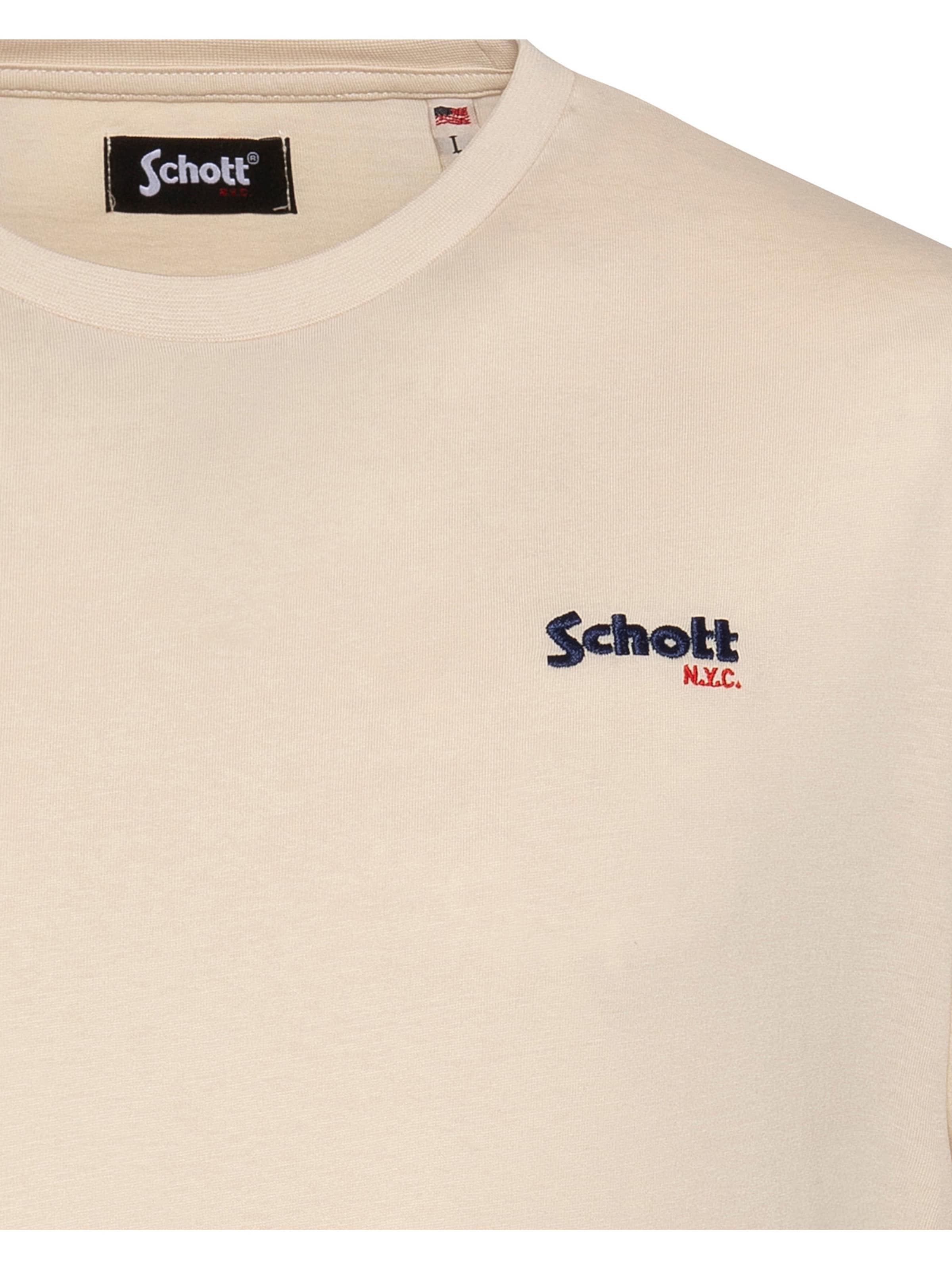 Schott NYC Shirt in Beige