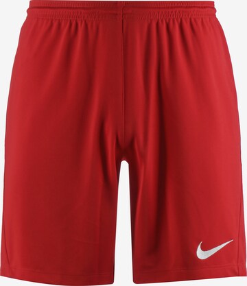 NIKE Sportbroek 'Park III' in Rood: voorkant