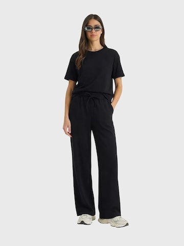 Bianco Lucci - Calças de fato em preto: frente