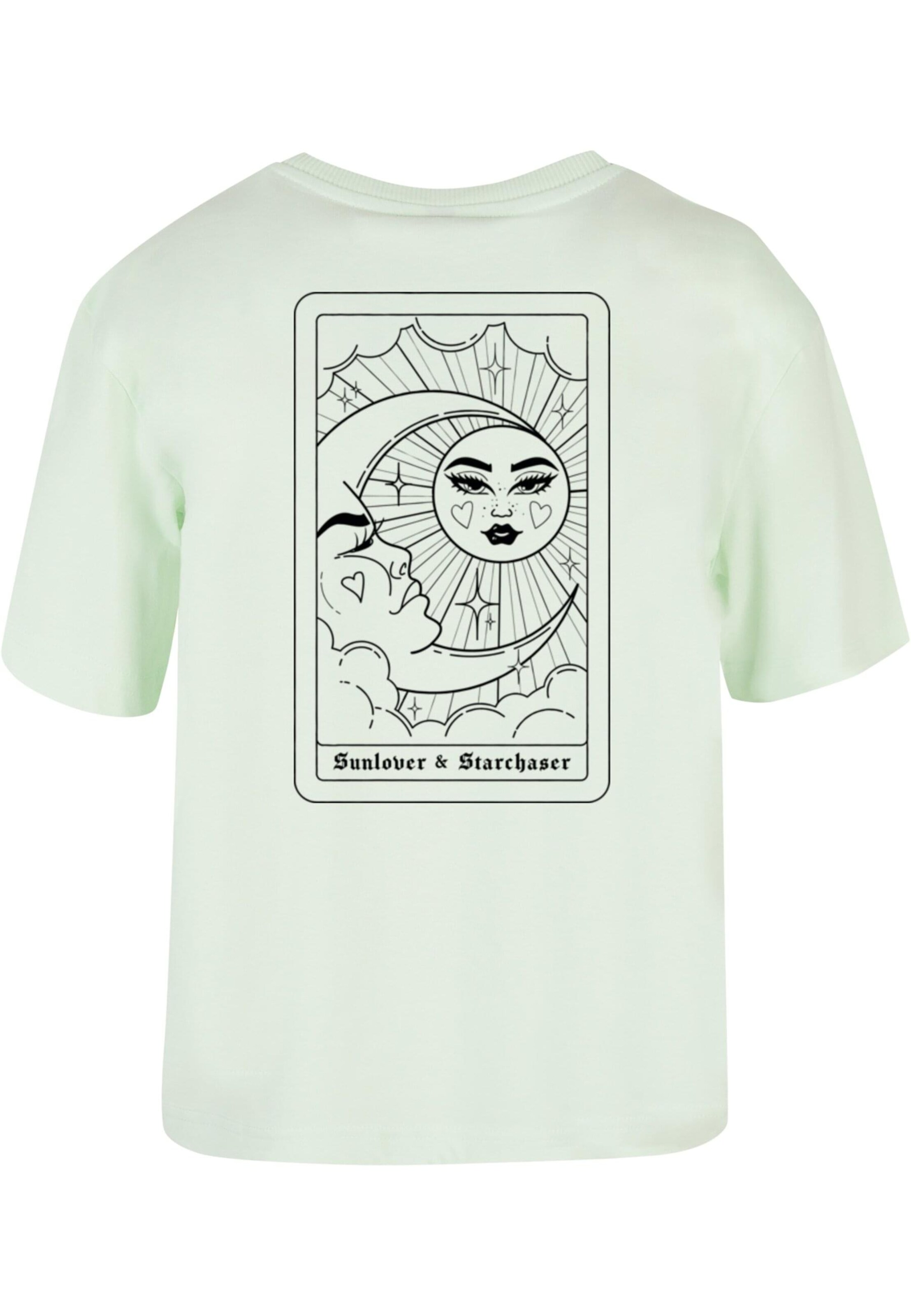 Miss Tee T-shirt 'Sunlover Starchaser' i grön