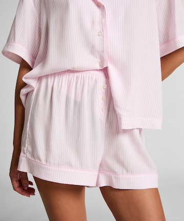 Hunkemöller Korte pyjama in Roze: voorkant