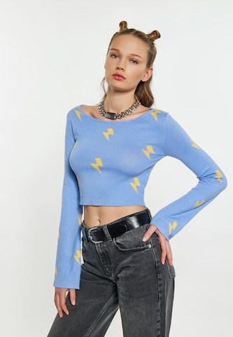 myMo ROCKS Top in Blauw: voorkant