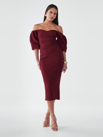 BWLDR Cocktailklänning 'Jessamy' i röd