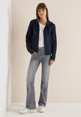 CECIL Zip-Up Hoodie in Blue