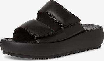 TAMARIS Mules in Black: front