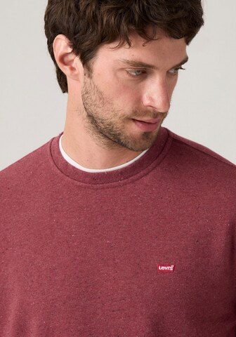 LEVI'S ® Regular Fit Sweatshirt in Rot