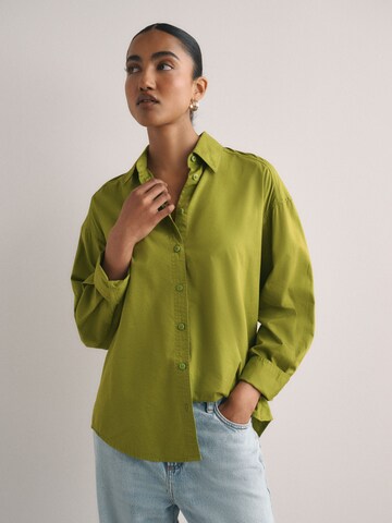 Next - Blusa en verde: frente