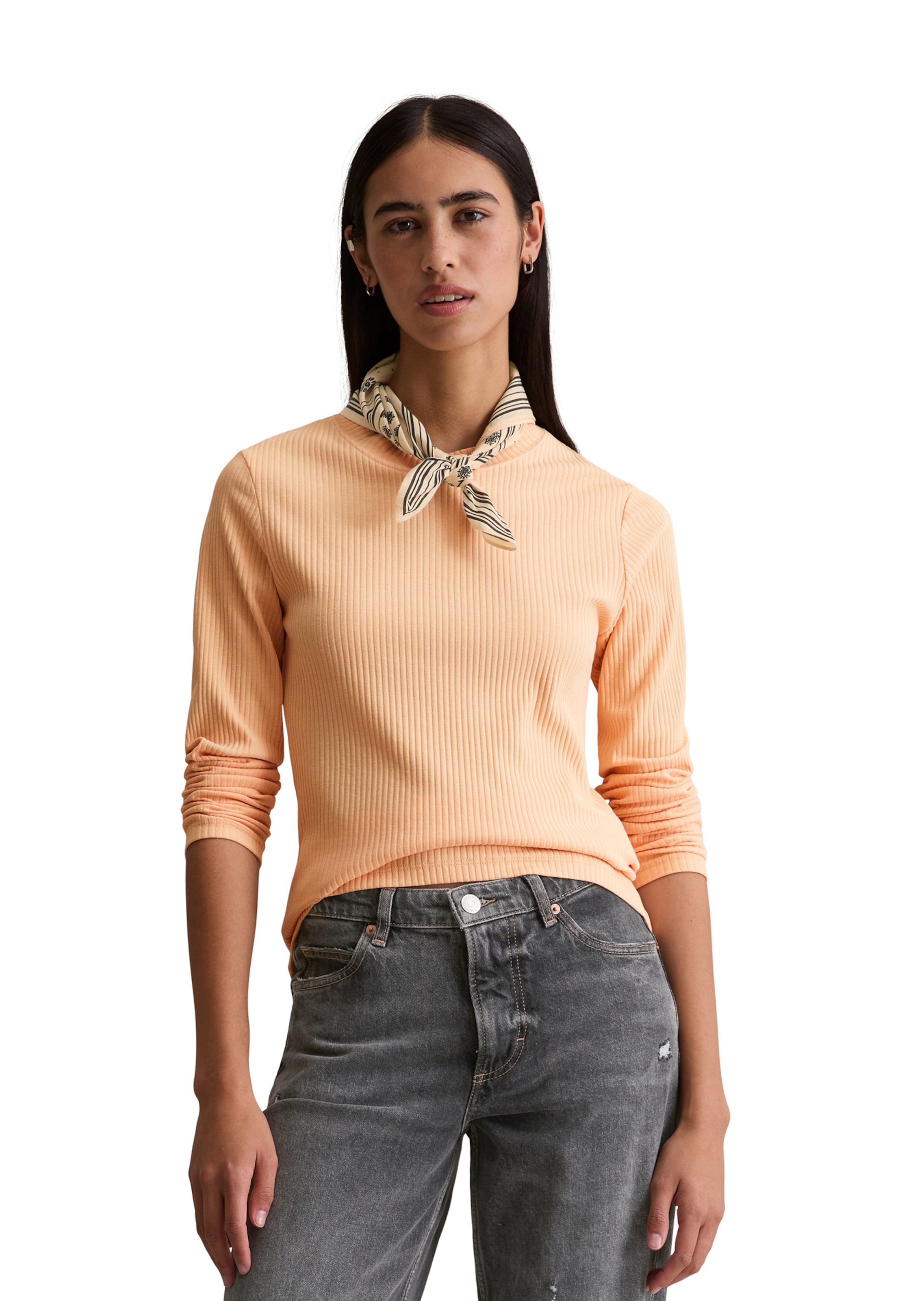 Marc O'Polo DENIM Shirt in Orange: Vorderseite