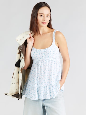 HOLLISTER Top in Wit: voorkant