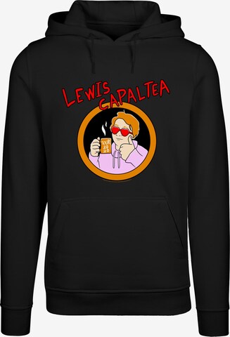 Merchcode Sweatshirt 'Lewis Capaldi - CapalTea' in Zwart: voorkant