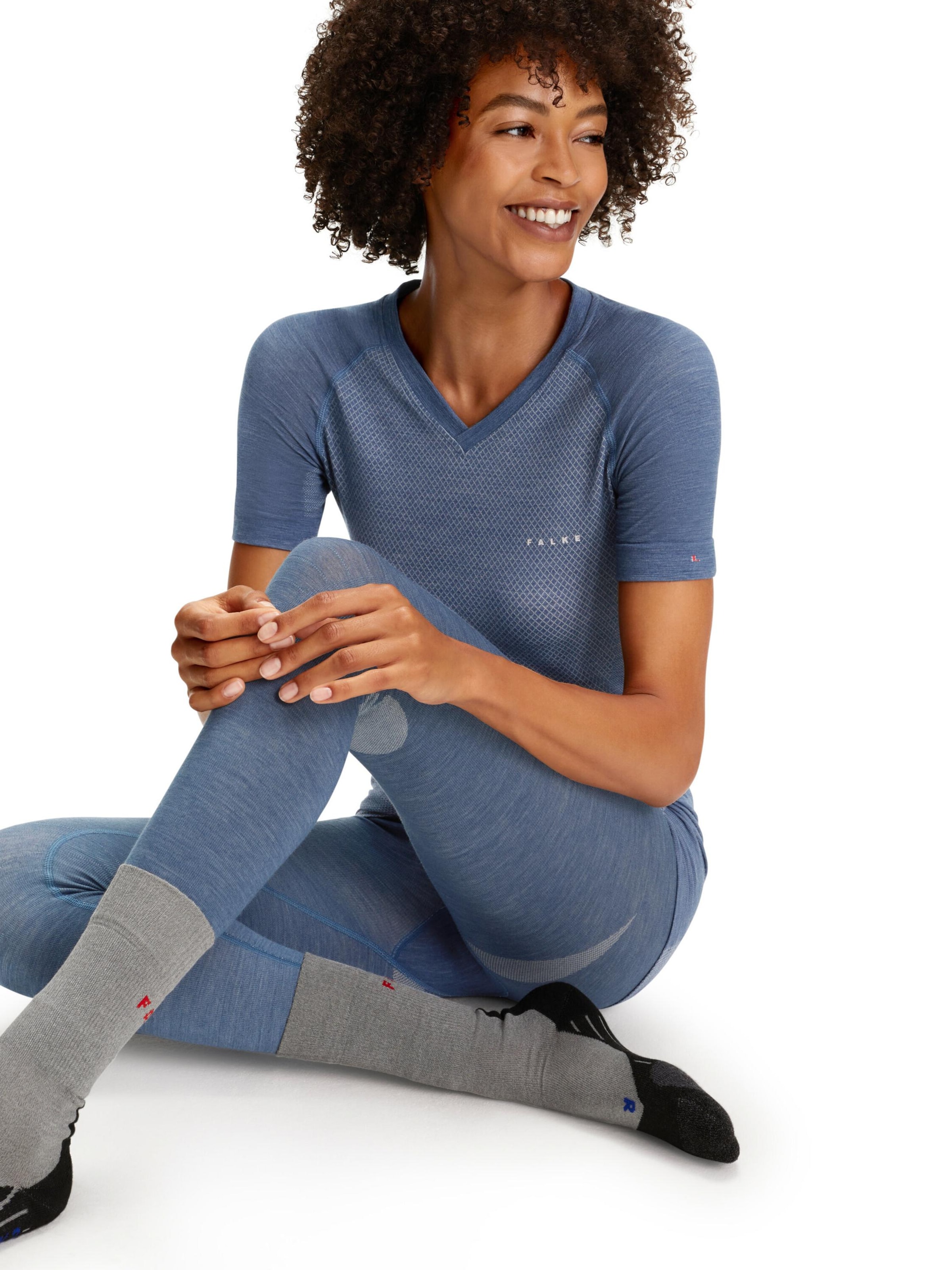 FALKE Base Layer in Blue