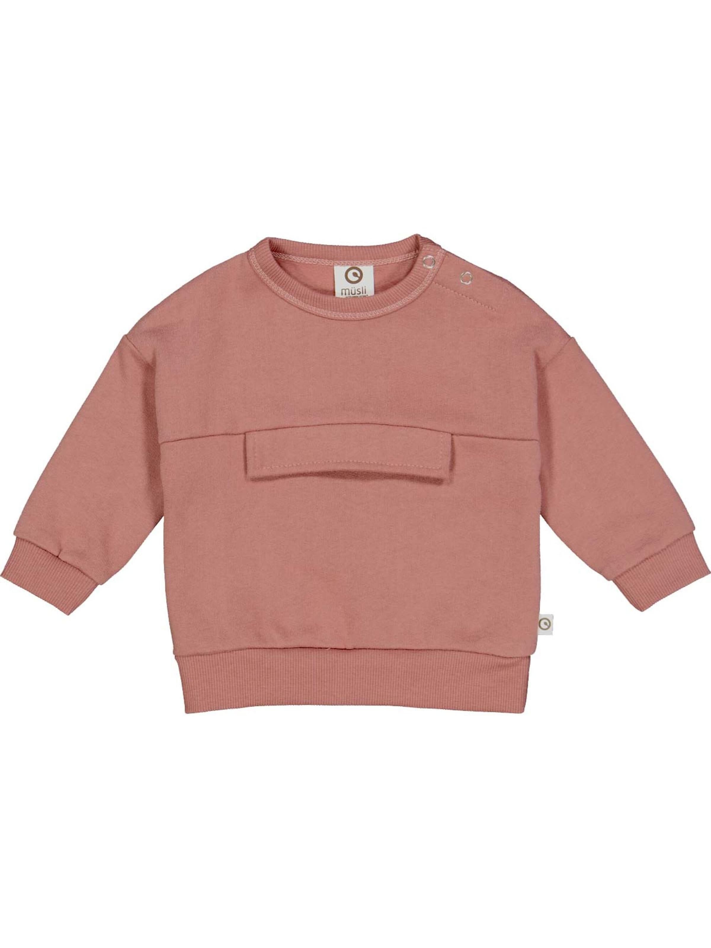 Felpa di Müsli by GREEN COTTON in arancione: frontale