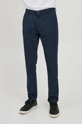 !Solid Slim fit Pants 'TO Frederic' in Blue: front