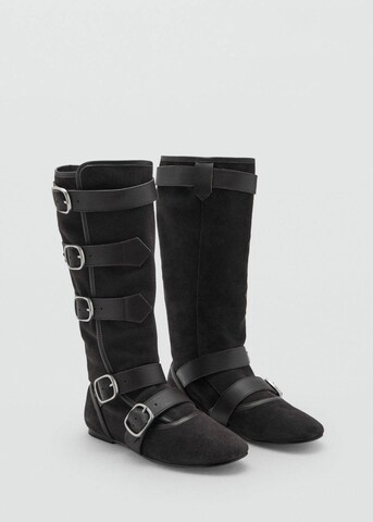MANGO Stiefel 'Billas' in Grau