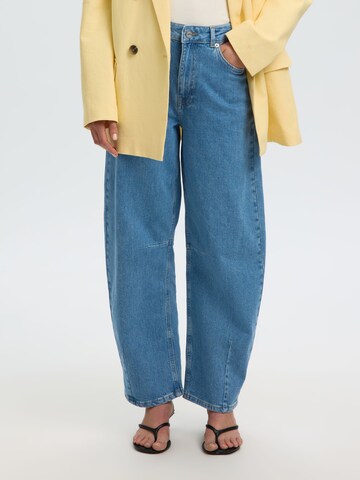 SELECTED - Ropa ancha Vaquero 'SLFAne-Kori' en azul: frente