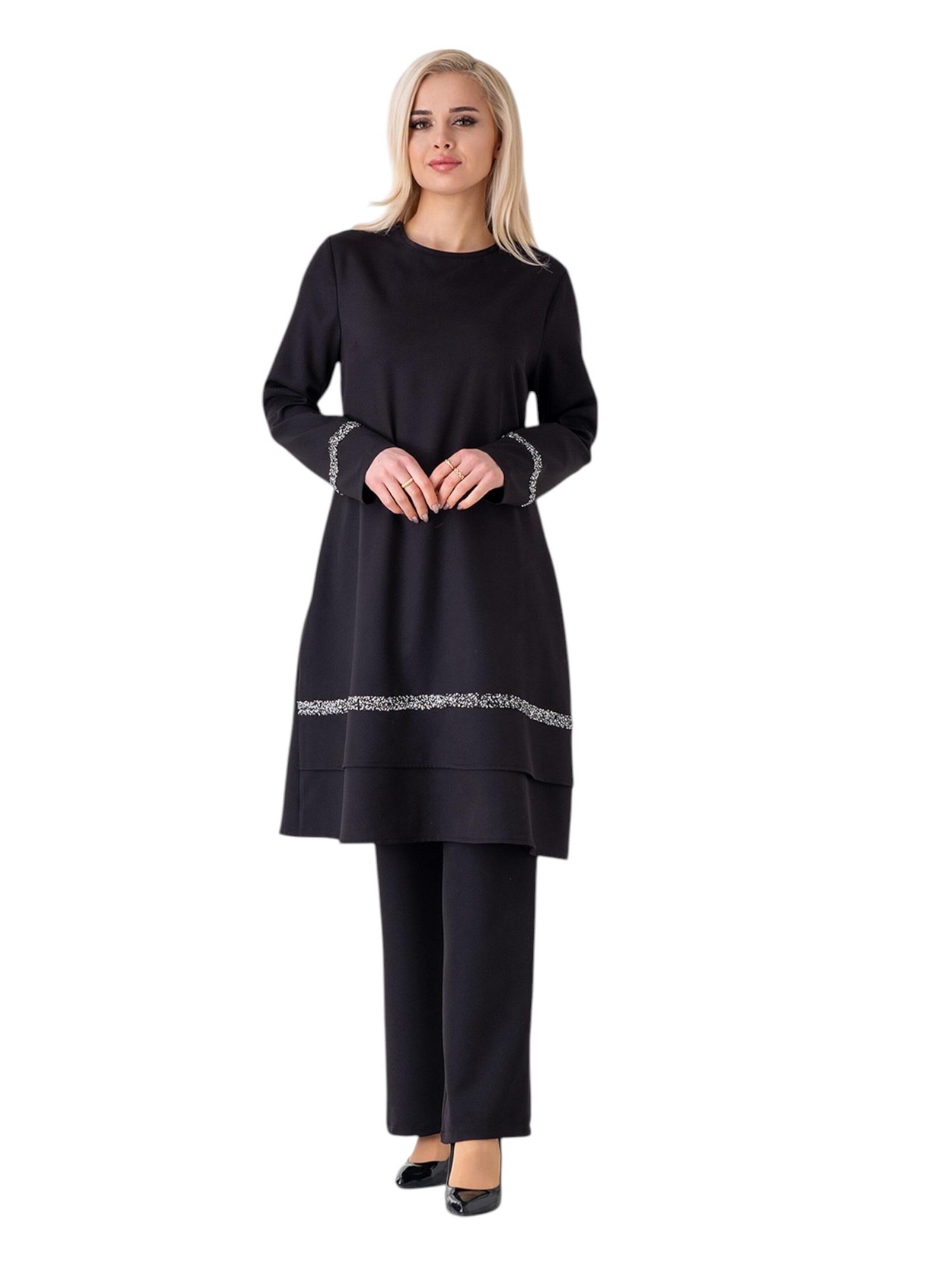 fashionshowcase Buksedragt 'NEVRA' i sort