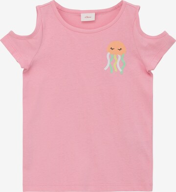 T-Shirt s.Oliver en rose : devant