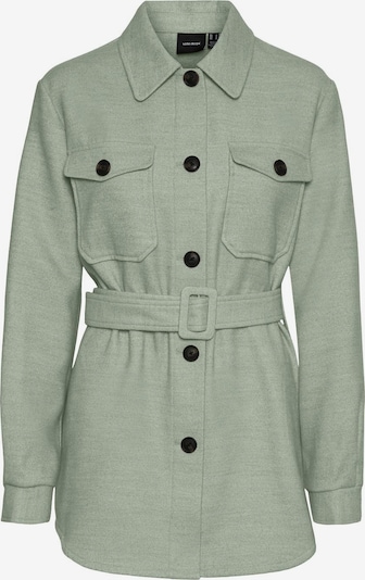 VERO MODA Manteau mi-saison 'Cala' en vert clair / noir, Vue avec produit