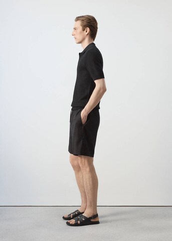 MANGO MAN Regular Shorts 'Vitos' in Schwarz