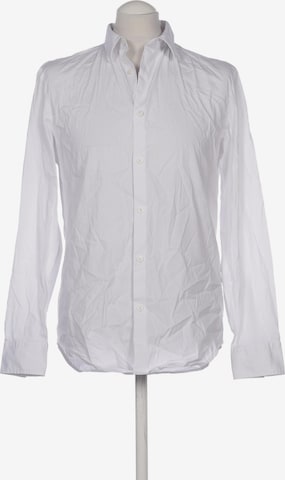 Calvin Klein Button Up Shirt in M in White: front