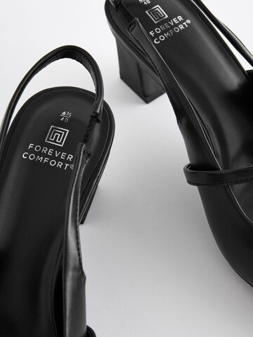 Décolleté sling 'Forever Comfort® ' di Next in nero