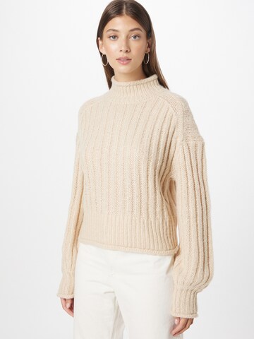 Pull-over 'Lovely' NLY by Nelly en beige : devant