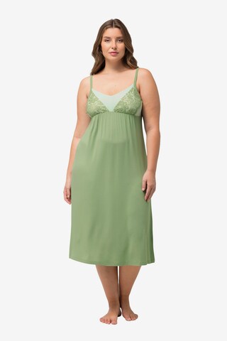 Ulla Popken Nightgown in Green: front