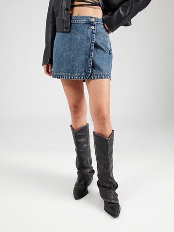 LEVI'S ® Nederdel 'Wrap Skirt' i blå: forside